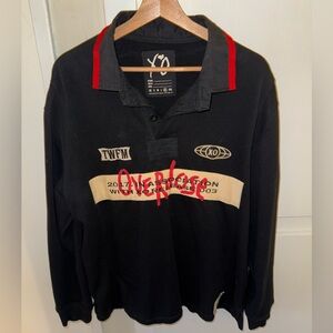 Black and Red Men's Sweater by Vision